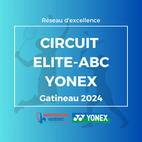 Invitation de Gatineau Yonex 2024