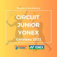 Invitation de Gatineau Yonex 2023