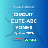 Invitation de Québec Yonex 2024